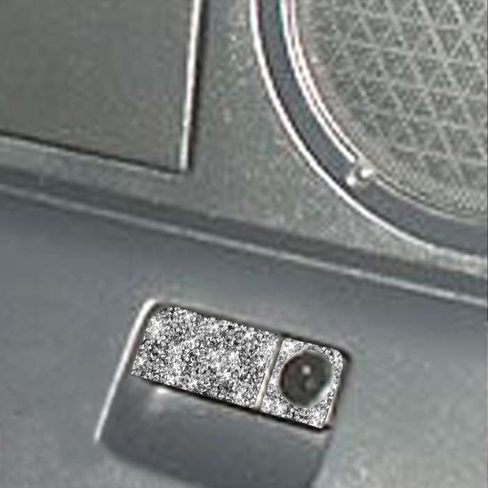 For Nissan 350Z 2003-2009 Car Rear Storage Box Lock Diamond Decorative Sticker, Right Drive