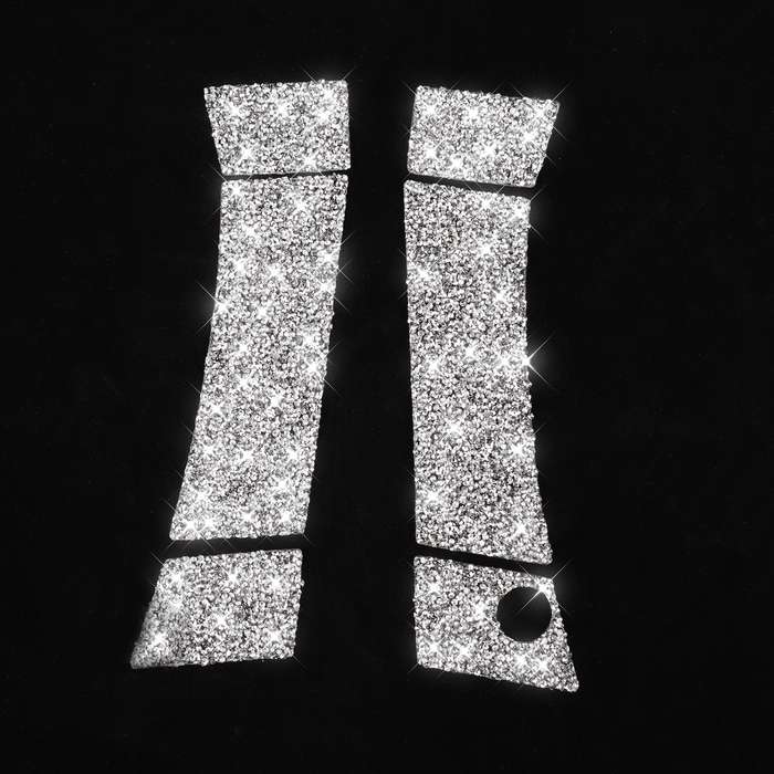For Nissan 350Z 2003-2009 6pcs Car Door Outer Handle Diamond Decorative Sticker, Right Drive