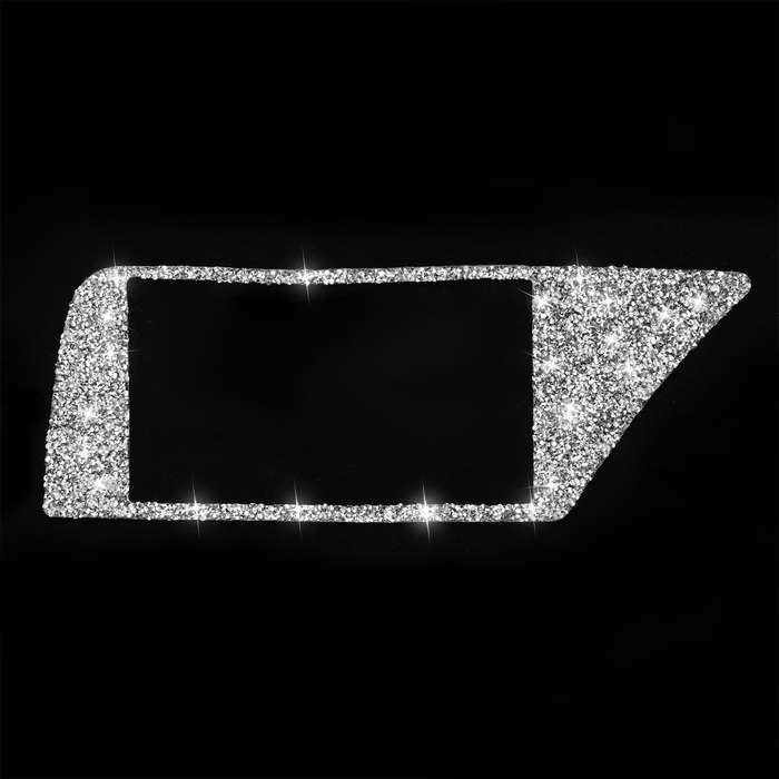 For Audi A4 / A5 / Q5 Car Navigation Inner Frame Diamond Decoration Sticker, Right Drive
