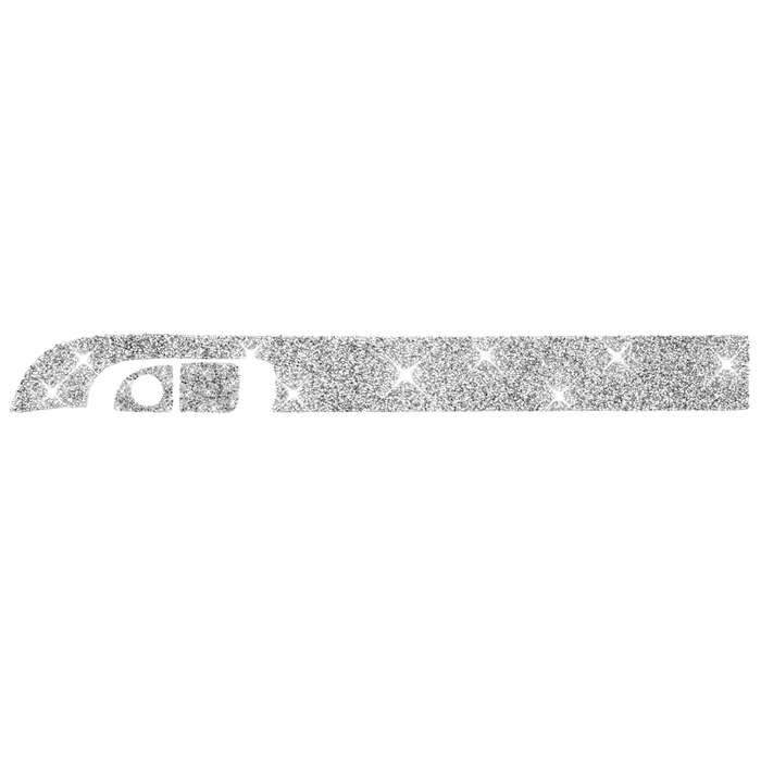 For Dodge Charger 2011-2014 3pcs/Set Car Front Passenger Seat Storage Box Handle Diamond Decorative