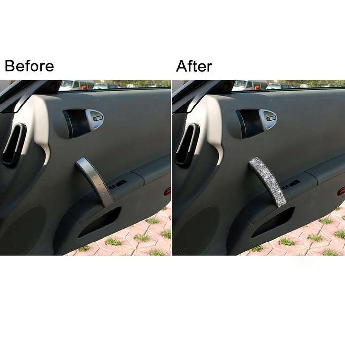 For Nissan 350Z 2006-2009 Car Passenger Side Door Handle Diamond Sticker, Left Drive
