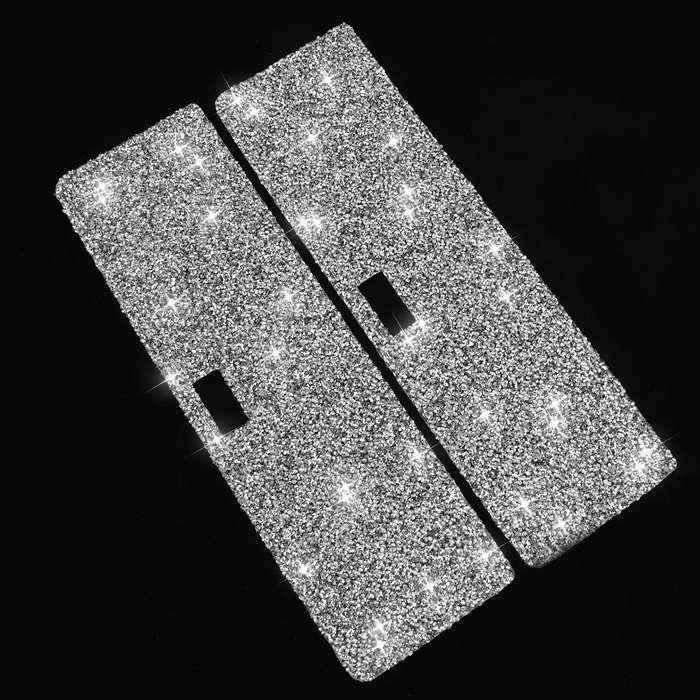 For Nissan 350Z 2006-2009 Car Rear Storage Box Diamond Sticker,Left and Right Drive Universal