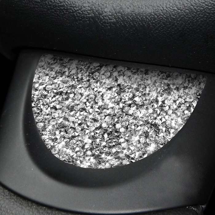 For BMW Mini Cooper R53 Car Steering Wheel Diamond Decoration Sticker