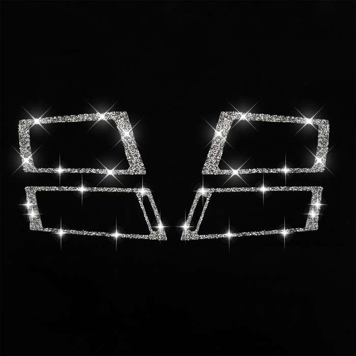 For BMW X5 E70 / X6 E71 2008-2013 Car Side Air Outlet Diamond Decoration Sticker, Left and Right Dri