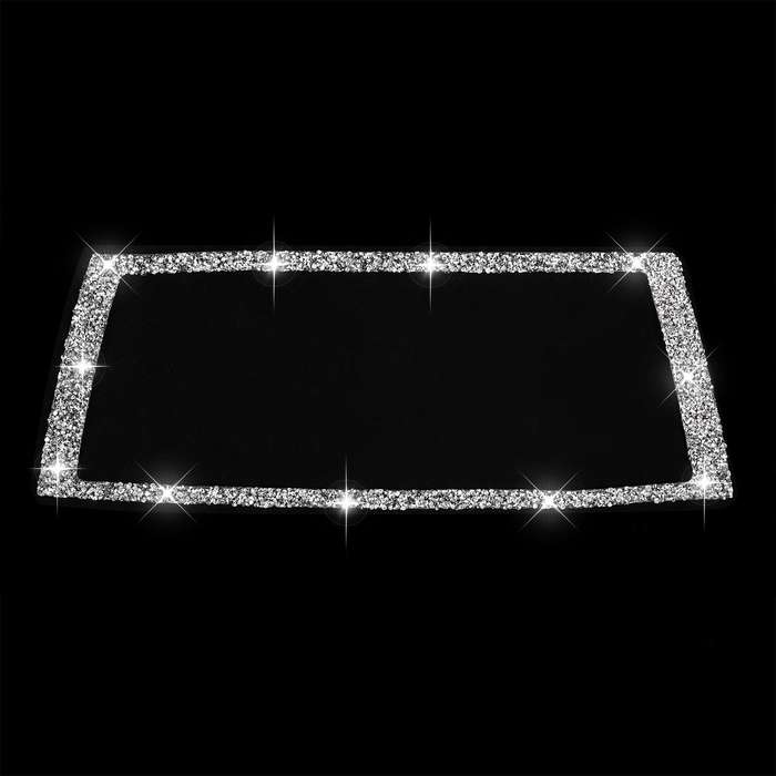 For BMW X5 E70 / X6 E71 2008-2013 Car Navigation Frame Diamond Decoration Sticker, Left and Right Dr