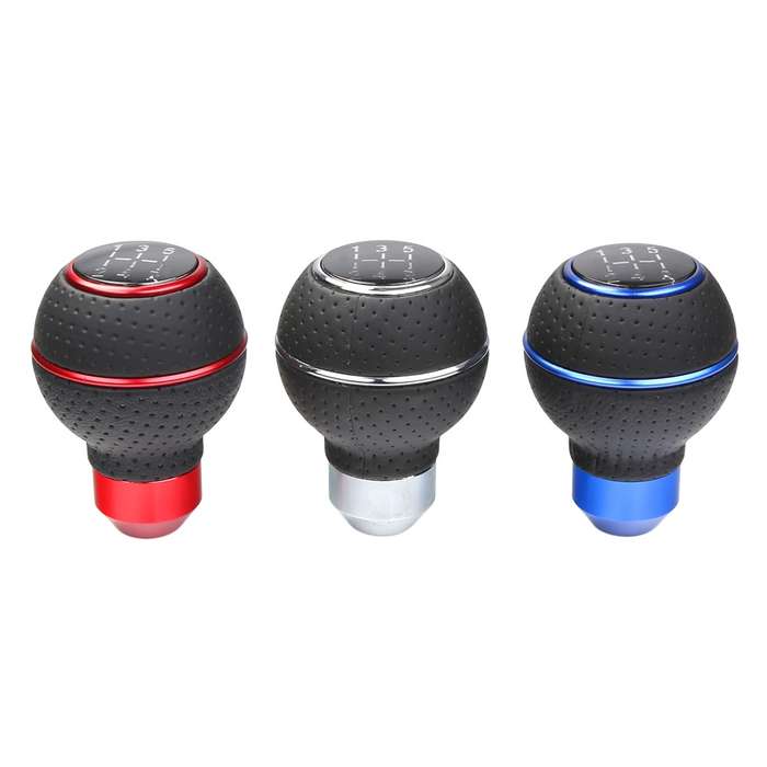 Universal Car Manual Gear Shift Lever 5-speed Shifter Knob(Silver)