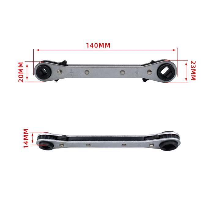 13pcs / Set Air Conditioning Valve Core Disassembly Tool with Rrepair Wrench & Valve Core