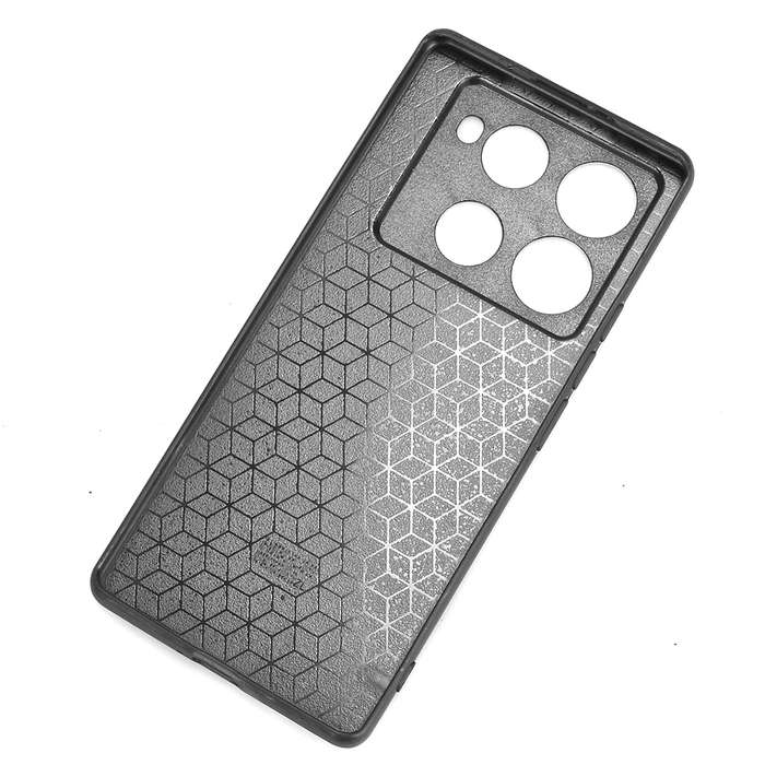 For Infinix Note 40 Pro 4G X6850 Wristband Leather Back Phone Case(Black)