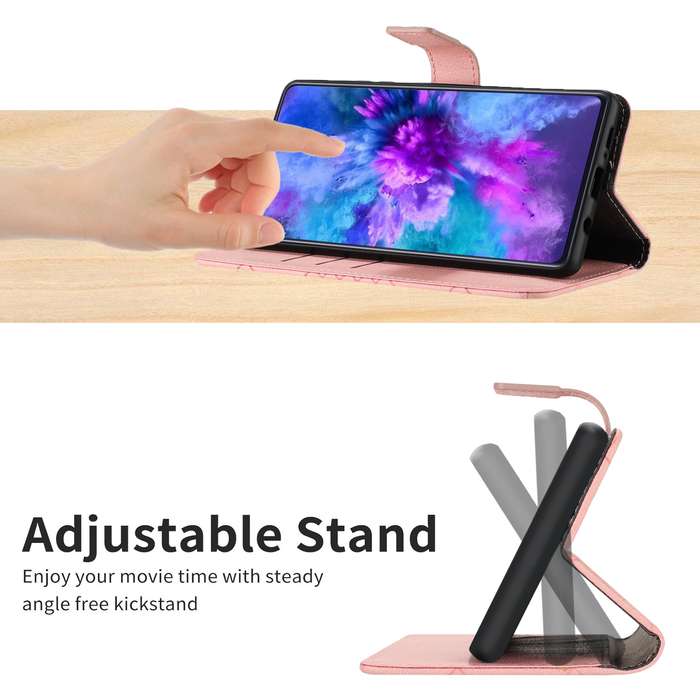 For Xiaomi Poco M5 / M4 5G Rhombic Grid Texture Leather Phone Case(Pink)
