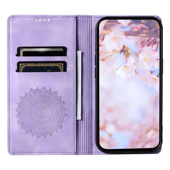 For Xiaomi Redmi Note 10 Pro 4G Global Totem Embossed Magnetic Leather Phone Case(Purple)