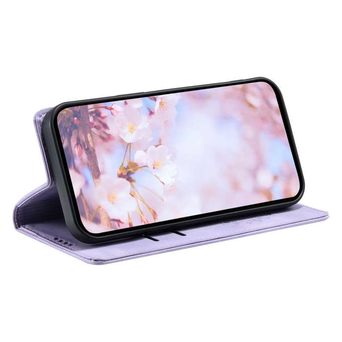 For Xiaomi Redmi Note 10 Pro 4G Global Totem Embossed Magnetic Leather Phone Case(Purple)