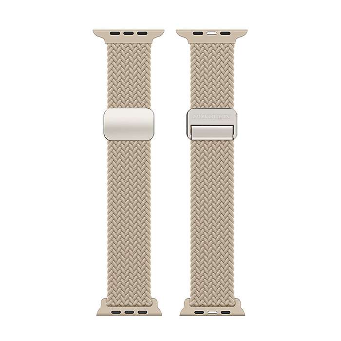 For Apple Watch Series 7 45mm DUX DUCIS Mixture Pro Series Magnetic Buckle Nylon Braid Watch Ba