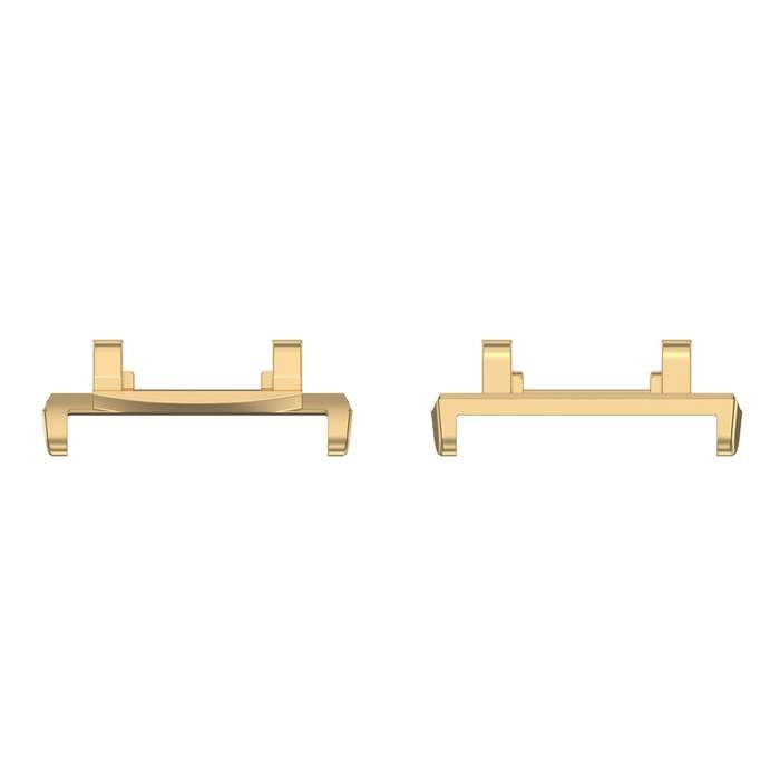 For Amazfit Active Edge A2212 1 Pair Metal Watch Band Connectors(Rose Gold)