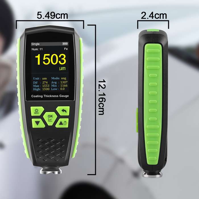 RZ860 Metal Coating Thickness Gauge(Green)