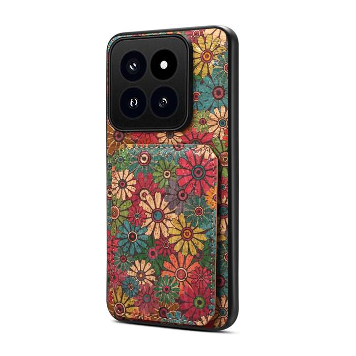 For Xiaomi 14 Pro Dual Card Slot Holder Phone Case(Spring Green)