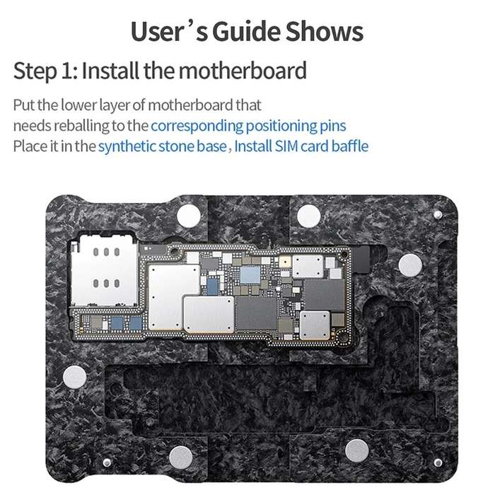 Qianli Magnetic Middle Layer BGA Reballing Platform For iPhone 14 Series