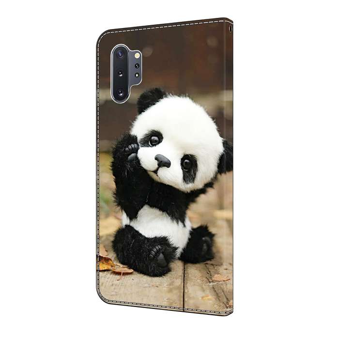 For Samsung Galaxy A32 4G Crystal Painted Leather Phone case(Panda)