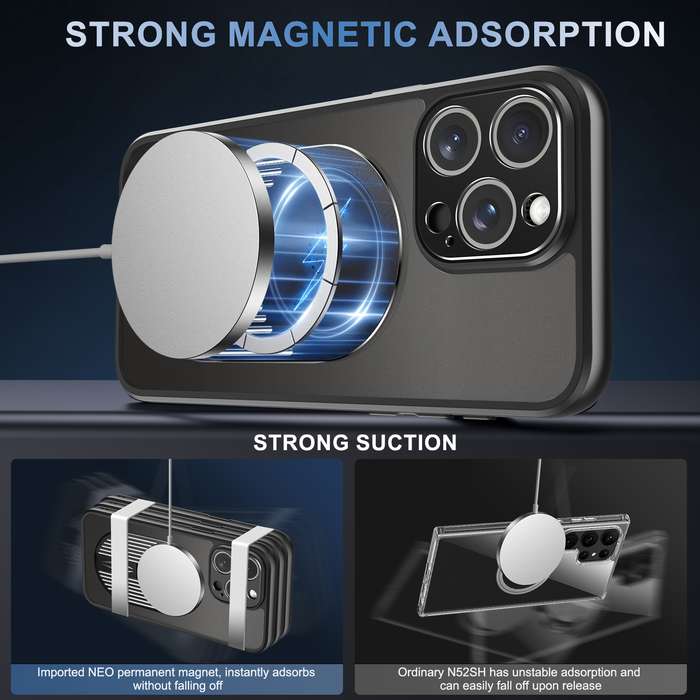 For iPhone 15 Pro Heat Dissipation Aromatherapy Holder Phone Case(Black)