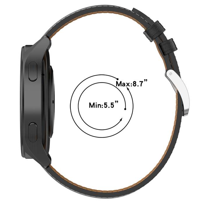 For Xiaomi Watch 2 22mm Genuine Leather Watch Band(Light Brown)