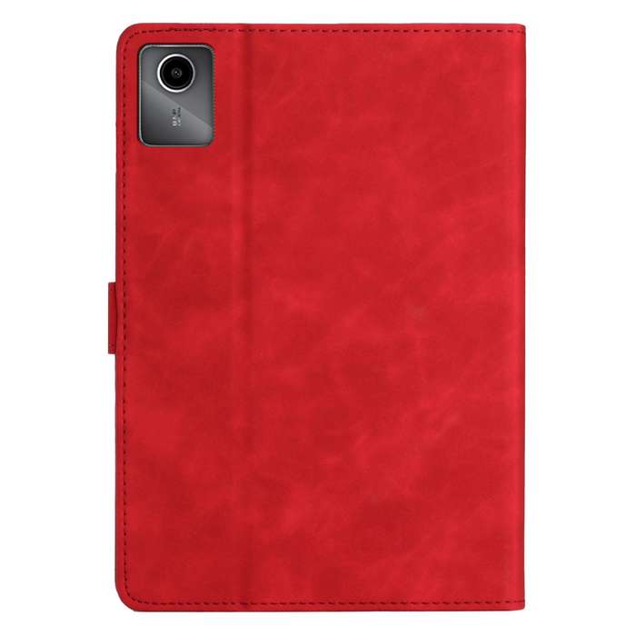 For Xiaomi Pad 6/6 Pro Coconut Tree Embossed Smart Leather Tablet Case(Red)