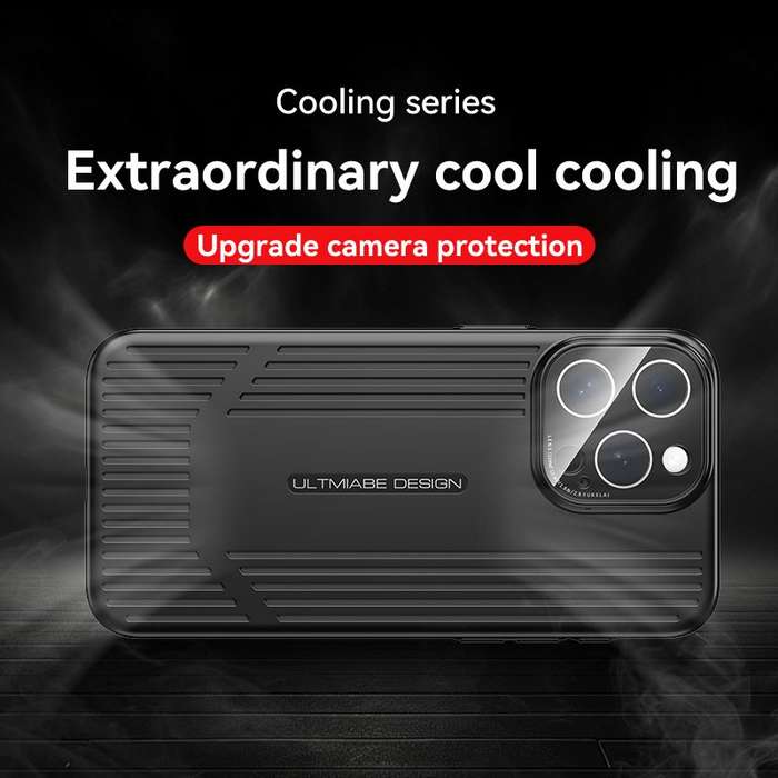 For iPhone 13 Ice Sense Heat Dissipation Electroplating Frosted Phone Case(Grey)