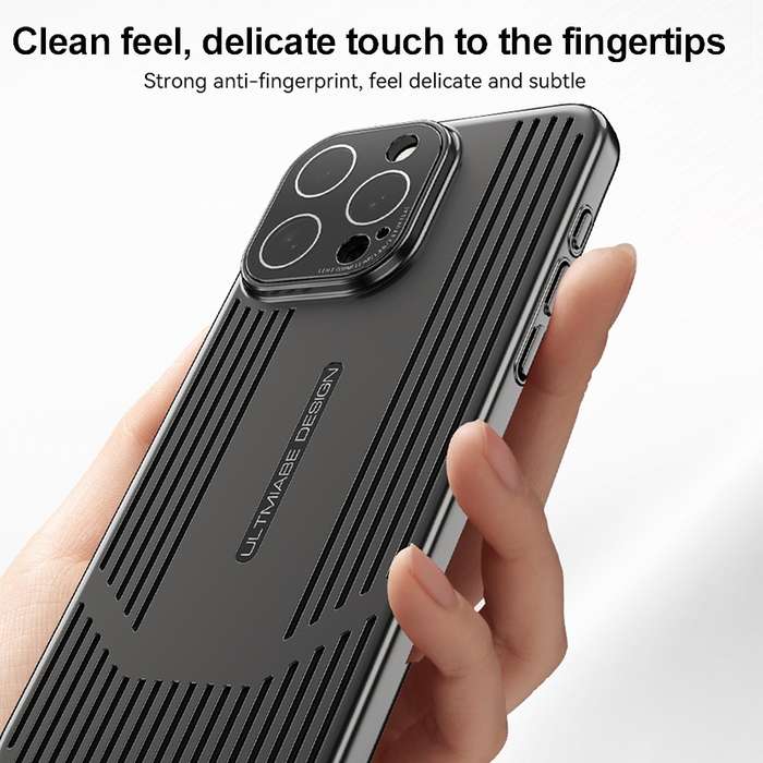 For iPhone 13 Ice Sense Heat Dissipation Electroplating Frosted Phone Case(Grey)