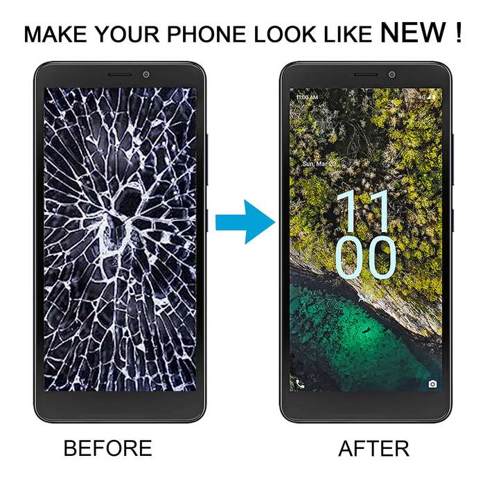 For Nokia C100 OEM LCD Screen with Digitizer Full Assembly