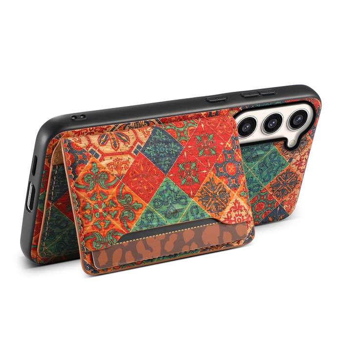 For Samsung Galaxy S23+ 5G Card Slot Holder Phone Case(Winter Blue)