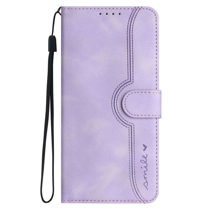 For vivo V29 5G Global/V29 Pro Heart Pattern Skin Feel Leather Phone Case(Purple)