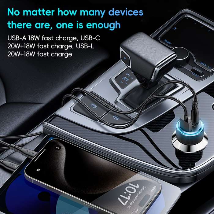 Yesido Y60 38W Car Fast Charging Charger(Black)