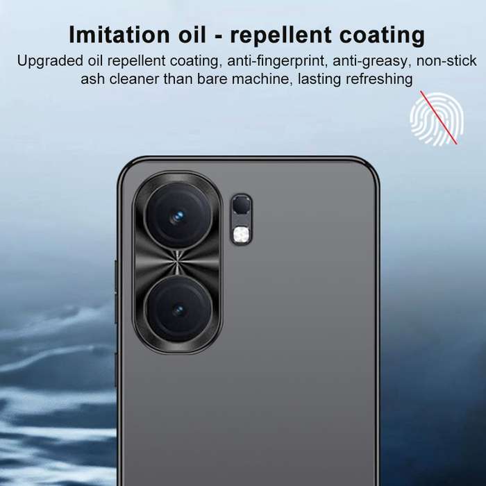 For vivo iQOO Neo9 Pro AG Frosted Electroplating Acrylic Phone Case(Black)
