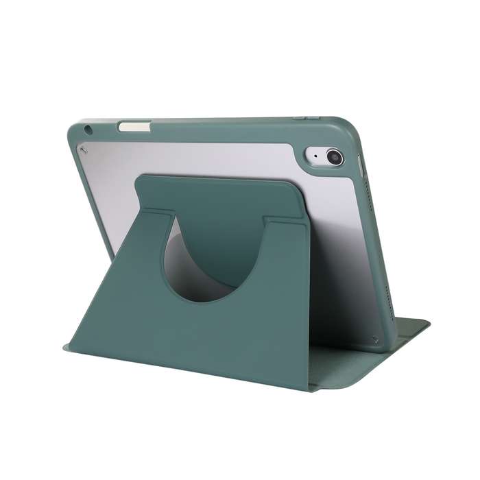 For iPad Pro 13 2024 2 in 1 Acrylic Split Rotating Leather Tablet Case(Lavender)