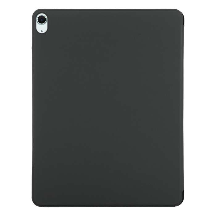 For iPad Air 11 2024 Double-sided Clip Fixed Buckle Magnetic PU Leather Smart Tablet Case(Black