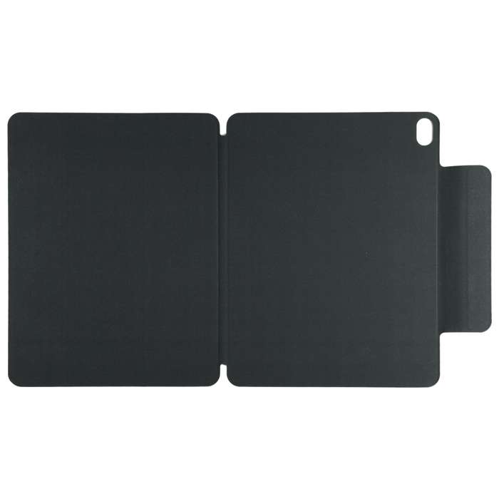 For iPad Air 11 2024 Double-sided Clip Fixed Buckle Magnetic PU Leather Smart Tablet Case(Black