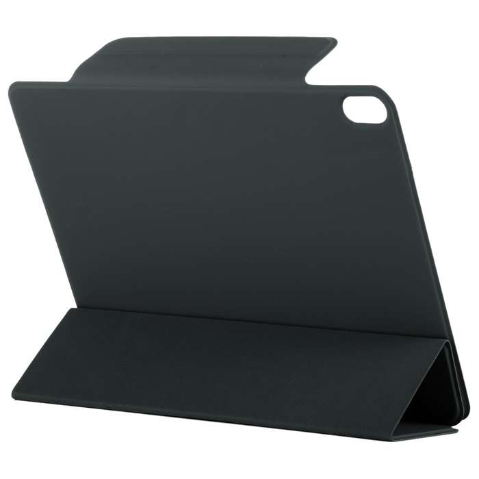 For iPad Air 11 2024 Double-sided Clip Fixed Buckle Magnetic PU Leather Smart Tablet Case(Black