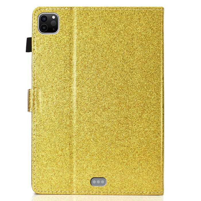 For iPad Pro 11 2024 Glitter Smart Leather Tablet Case(Golden)