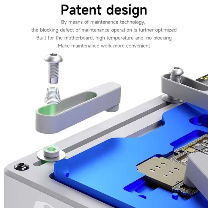 Mechanic Heat Air Intelligent Motherboard Layered Desoldering Station For iPhone X-15 Series, EU Plu