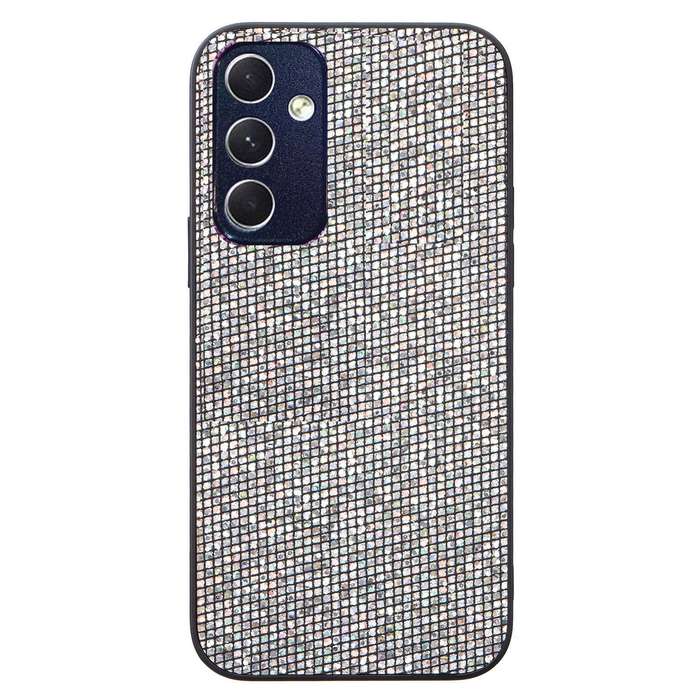 For Samsung Galaxy A15 5G / 4G Glitter Powder TPU Hybrid PC Phone Case(Silver)