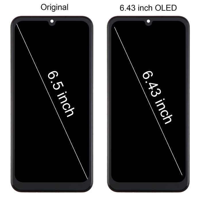 For Samsung Galaxy A24 SM-A245F 6.43inch OLED LCD Screen Digitizer Full Assembly with Frame
