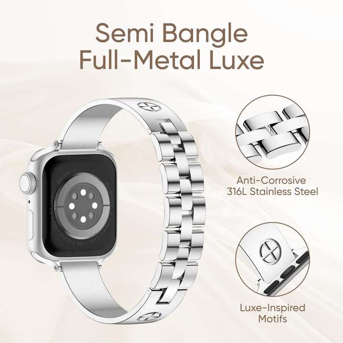For Apple Watch Series 2 38mm Cross Bracelet Stainless Steel Watch Band(Black)