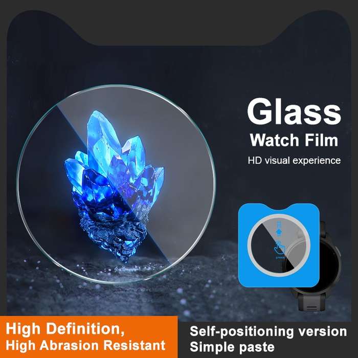 For Garmin Forerunner 165 IMAK Tempered Glass Watch Protective Film Self-contained Positioning