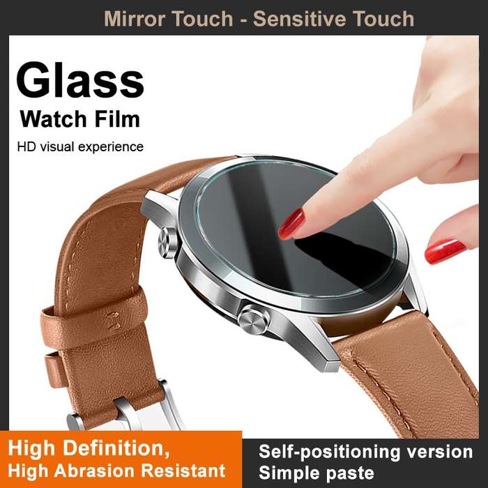 For Garmin Forerunner 165 IMAK Tempered Glass Watch Protective Film Self-contained Positioning