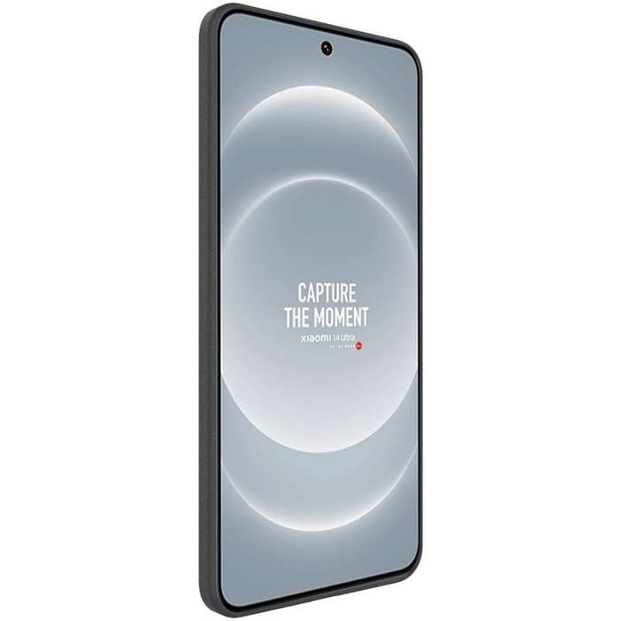 For Xiaomi 14 Ultra 5G imak 0.7mm Ultra Thin Ripple Texture Phone Case(Black)