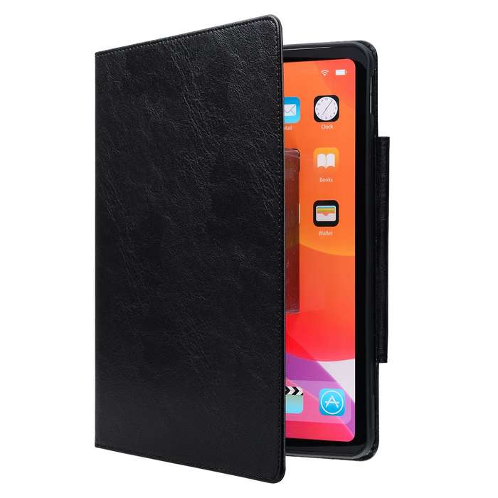 For iPad Air 11 2024 / Air 5 / Air 4 Cat Buckle Leather Smart Tablet Case(Black)