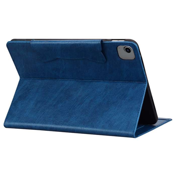For iPad Air 11 2024 / Air 5 / Air 4 Cat Buckle Leather Smart Tablet Case(Royal Blue)