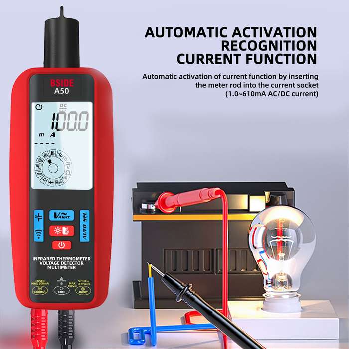 BSIDE A50 Infrared Temperature Test Digital Multimeter