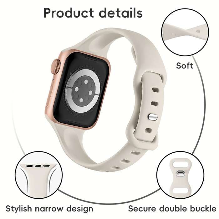 For Apple Watch Series 8 45mm Two Color Slim Butterfly Buckle Silicone Watch Band(Pink Wine Red