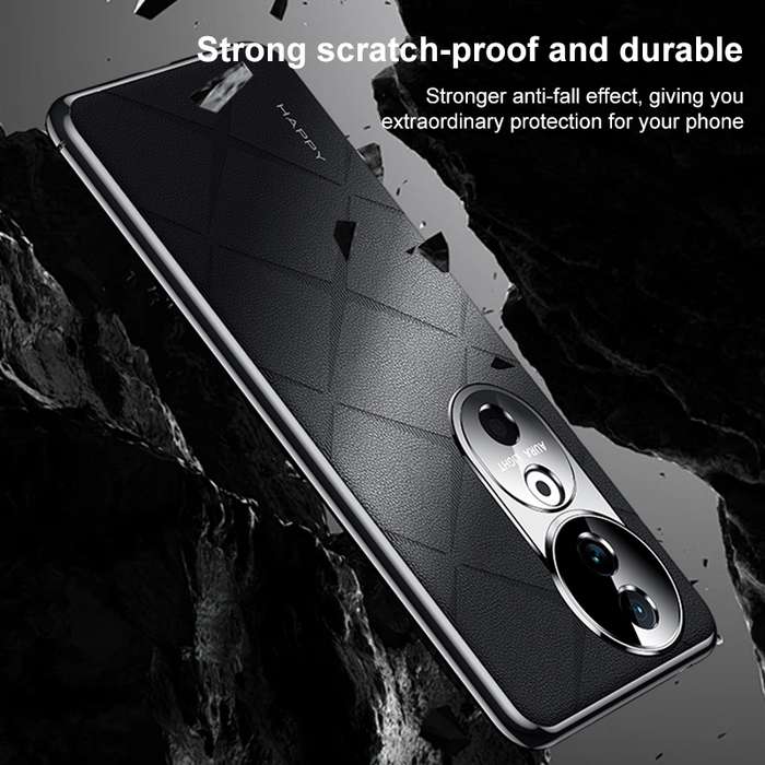 For vivo S19 Pro Plain Leather PC Phone Case(Green)