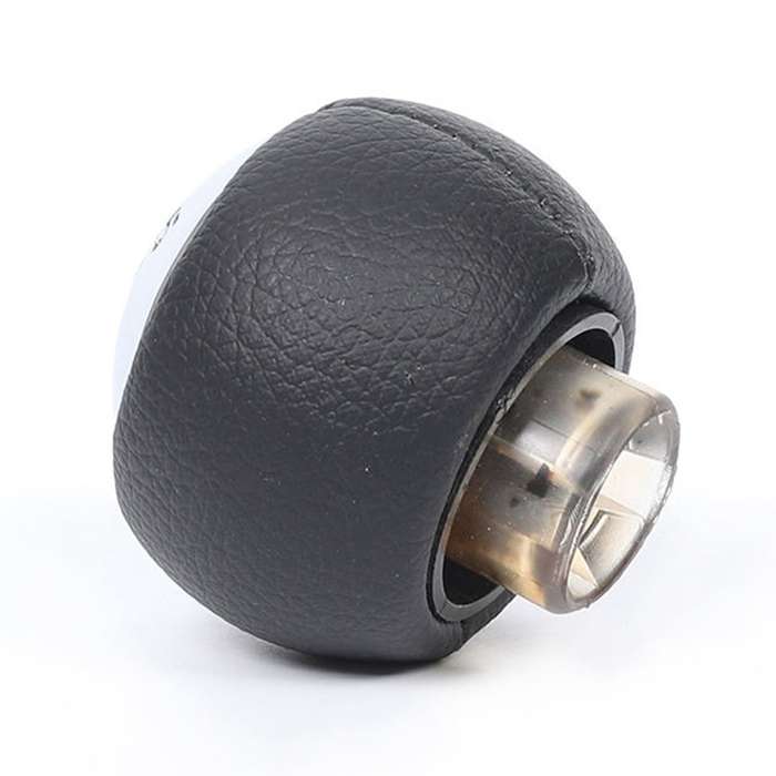 For Peugeot 307 / 308 Car Gear Lever Hand Ball Leather Gear Shift Knob, Style:6 Speed