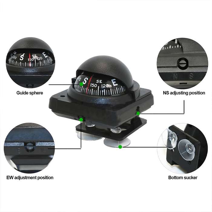 Nisa LC380 Car Compass Ball Car Decoration